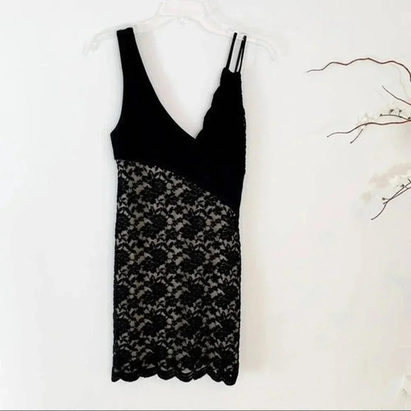 Free People Lower Eastside Lace Dress Black Size XS - Picture 5 of 11